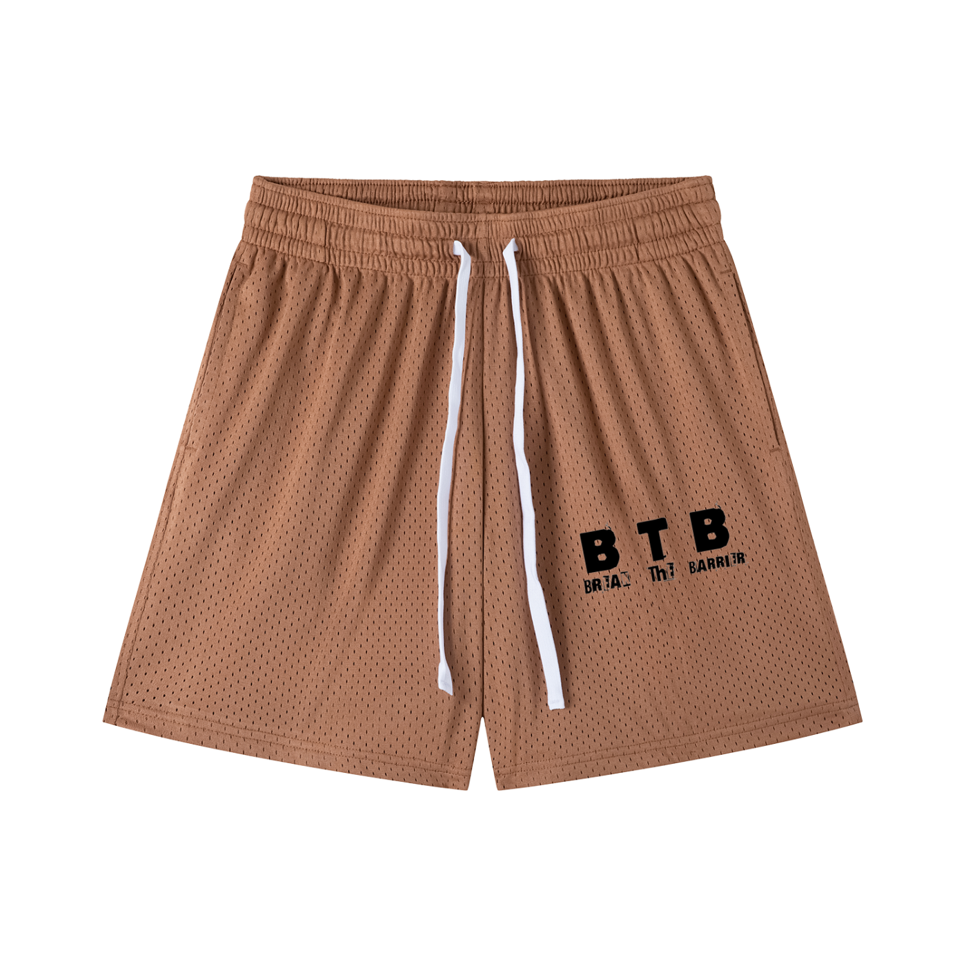 Mesh Drawstring Shorts