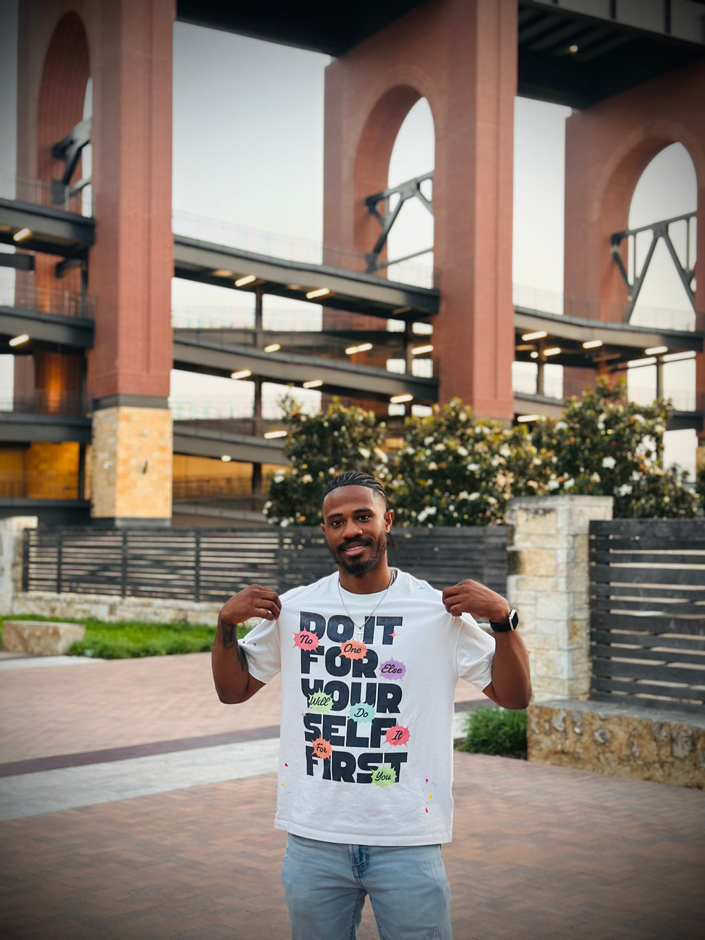 Do It For Yourself First Paint Splatter T-Shirt