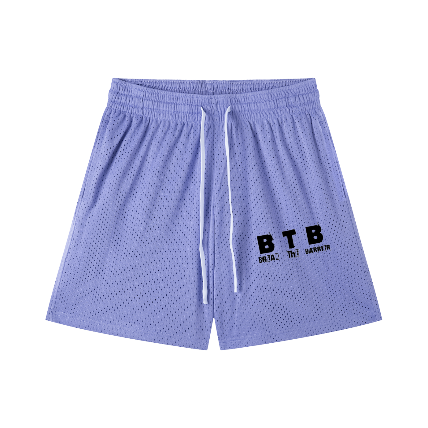 Mesh Drawstring Shorts